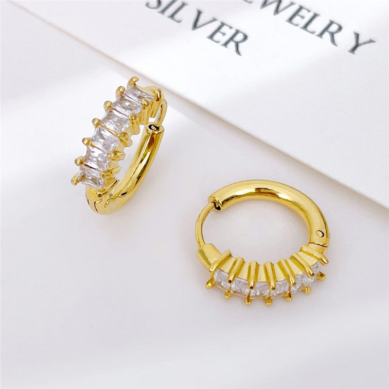 Vivi Hoop Premium Earrings - 18K Gold Plated
