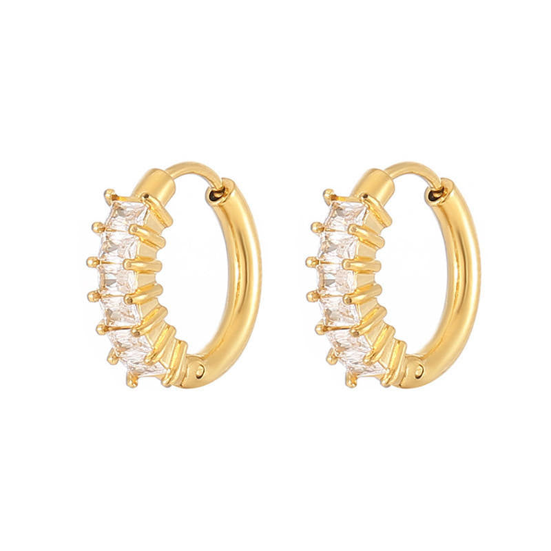 Vivi Hoop Premium Earrings - 18K Gold Plated