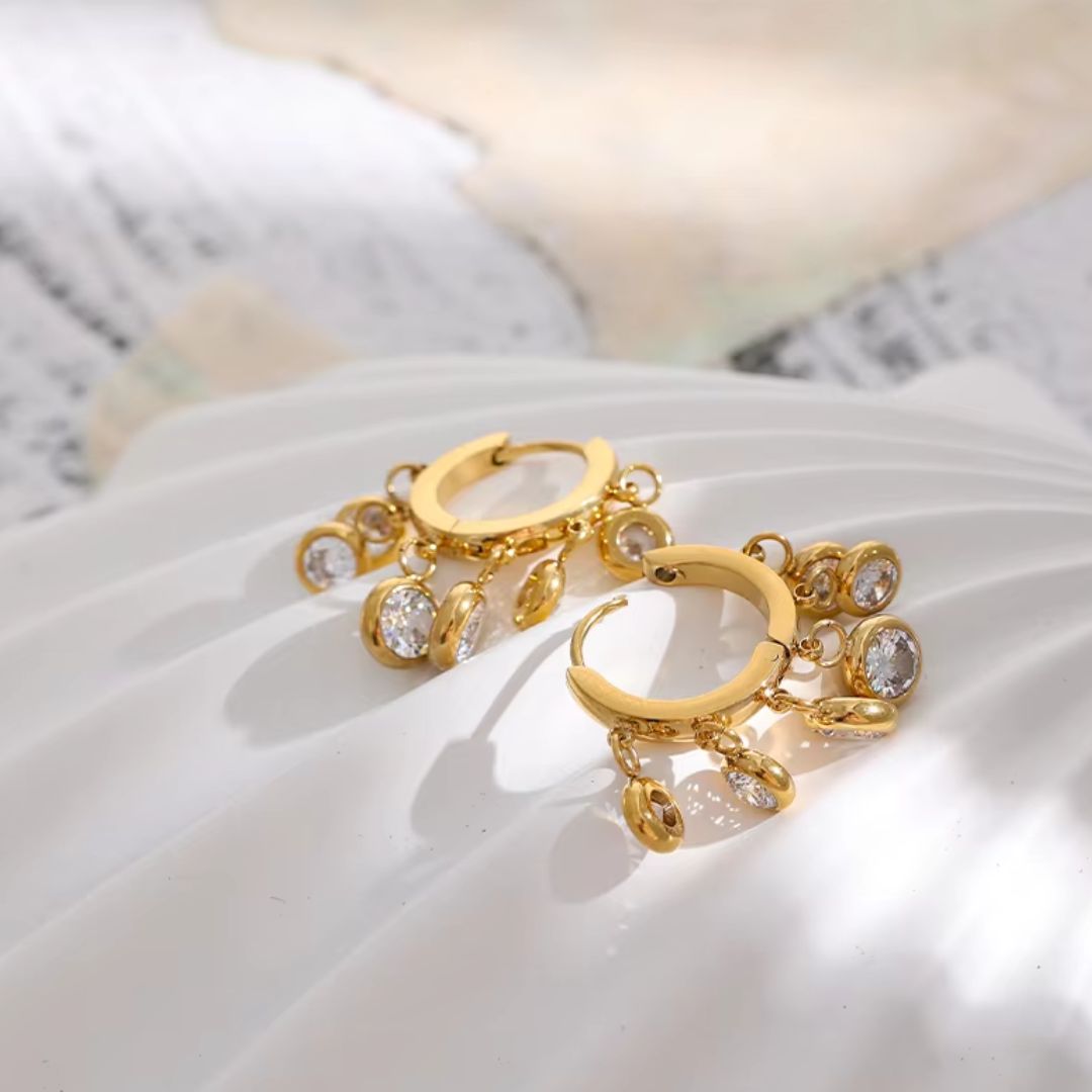 Candy Huggie Premium Earrings - 18K Gold Plated