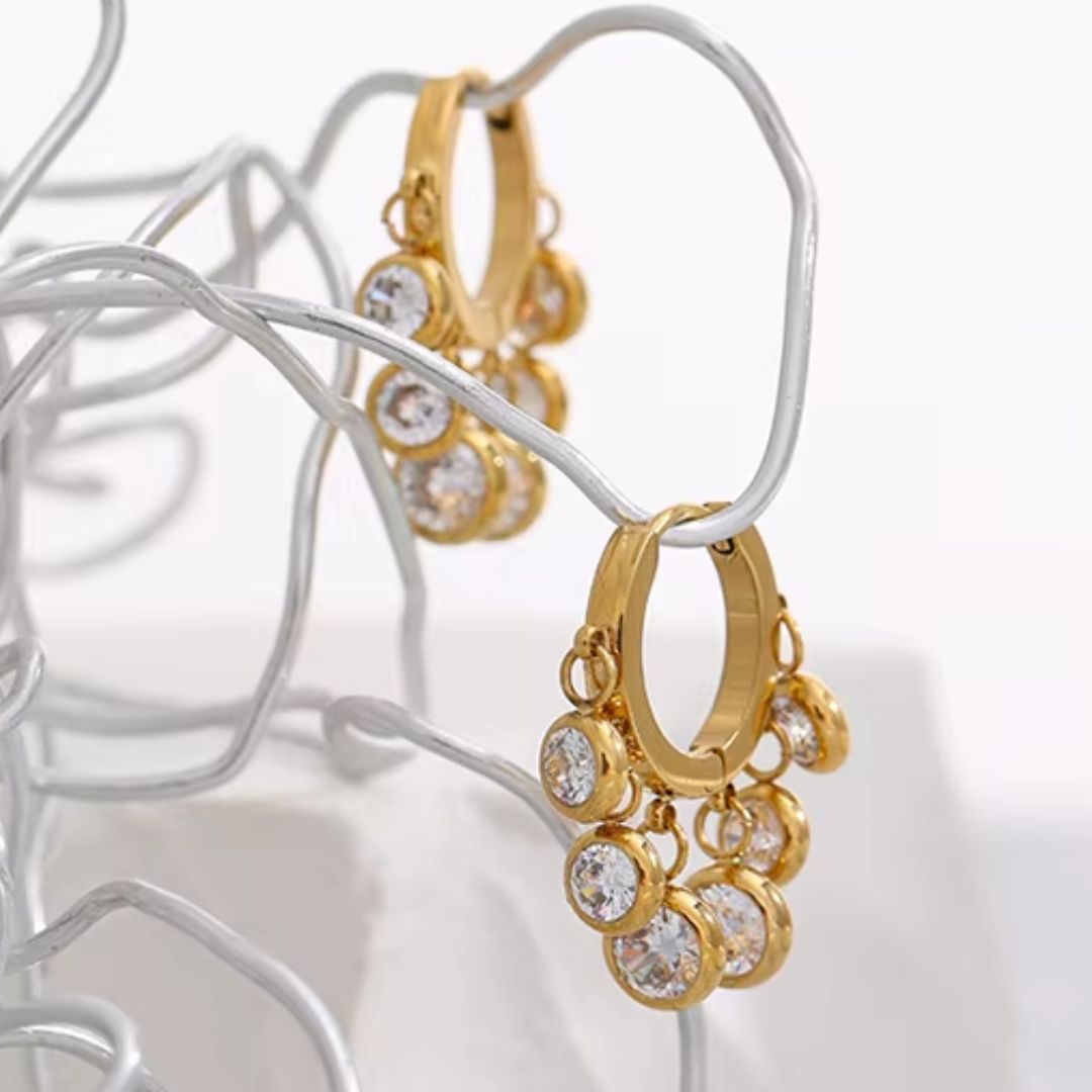 Candy Huggie Premium Earrings - 18K Gold Plated
