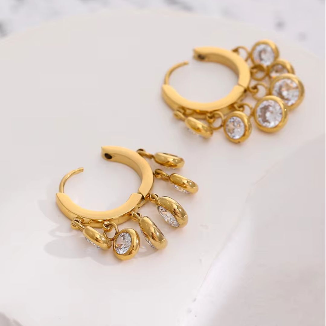 Candy Huggie Premium Earrings - 18K Gold Plated