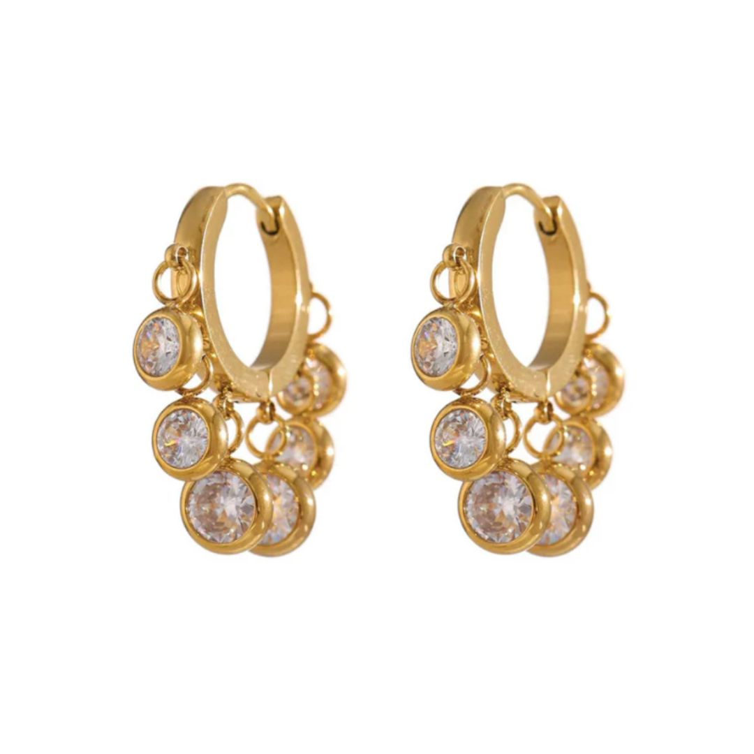 Candy Huggie Premium Earrings - 18K Gold Plated