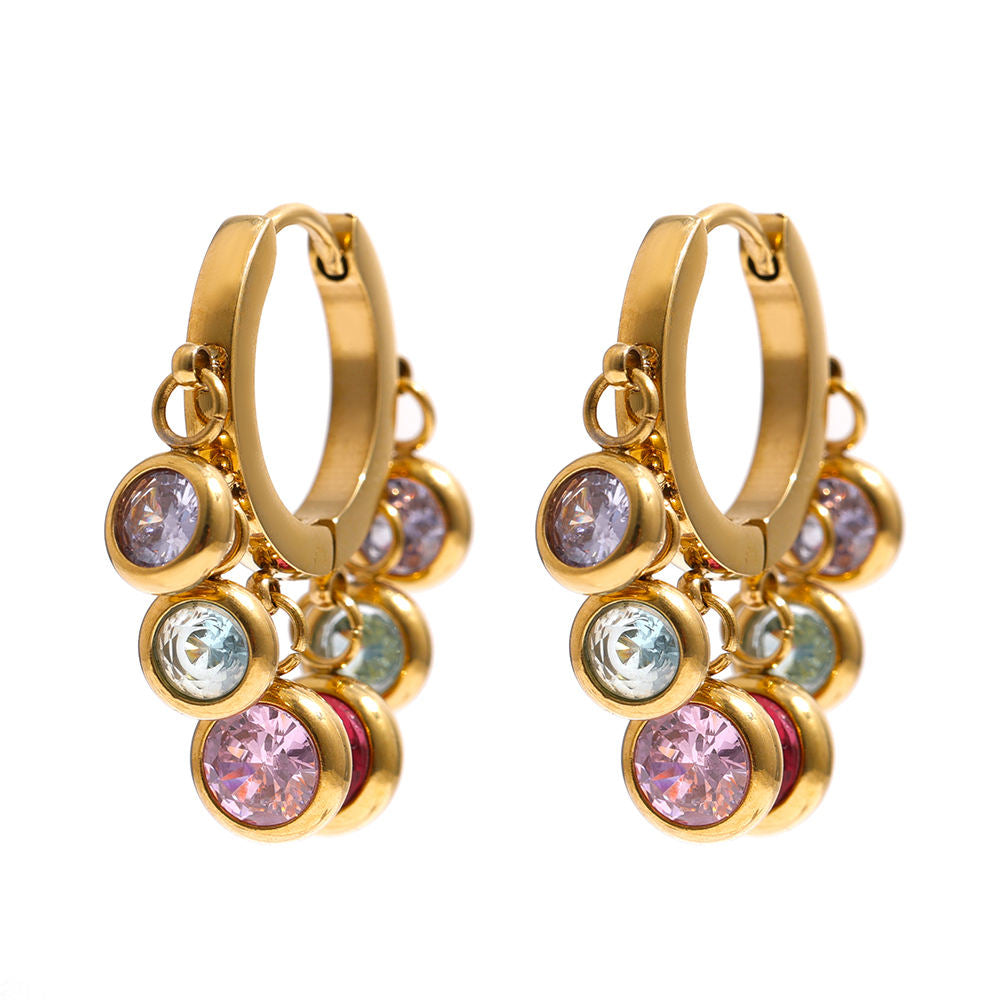 Candy Huggie Premium Earrings - 18K Gold Plated