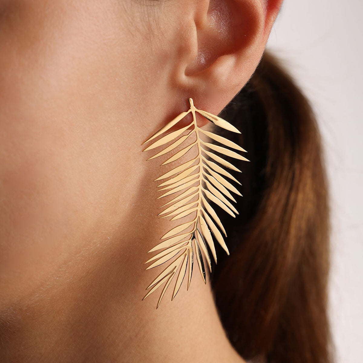 Palmi Statement Premium Earrings - 18K Gold Plated