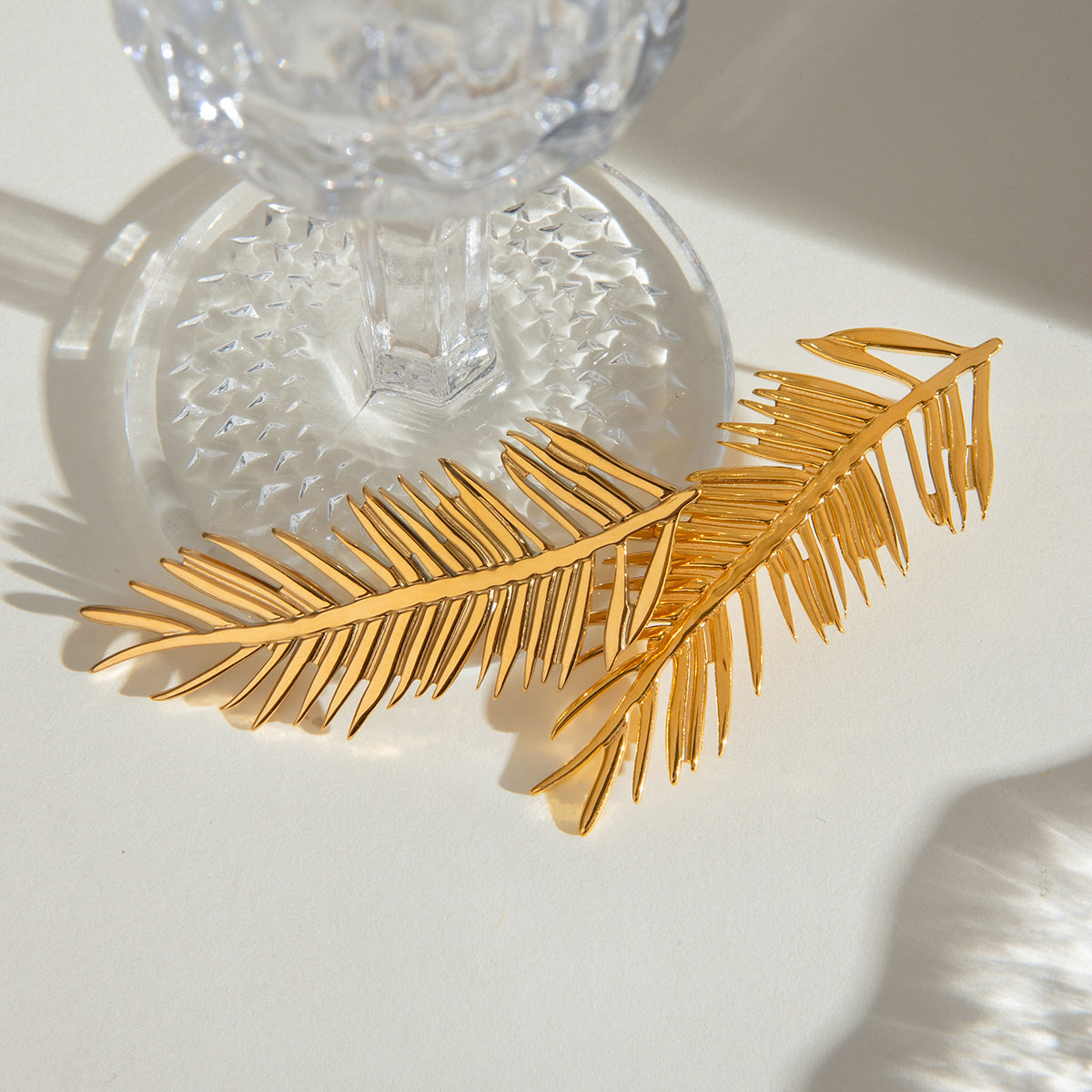 Palmi Statement Premium Earrings - 18K Gold Plated