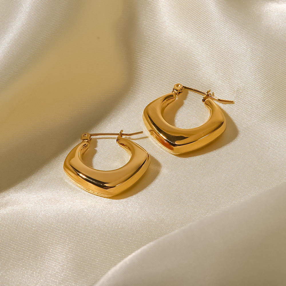 Lume Hoops Premium Earrings - 18K Gold Plated