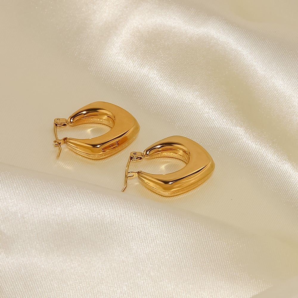 Lume Hoops Premium Earrings - 18K Gold Plated