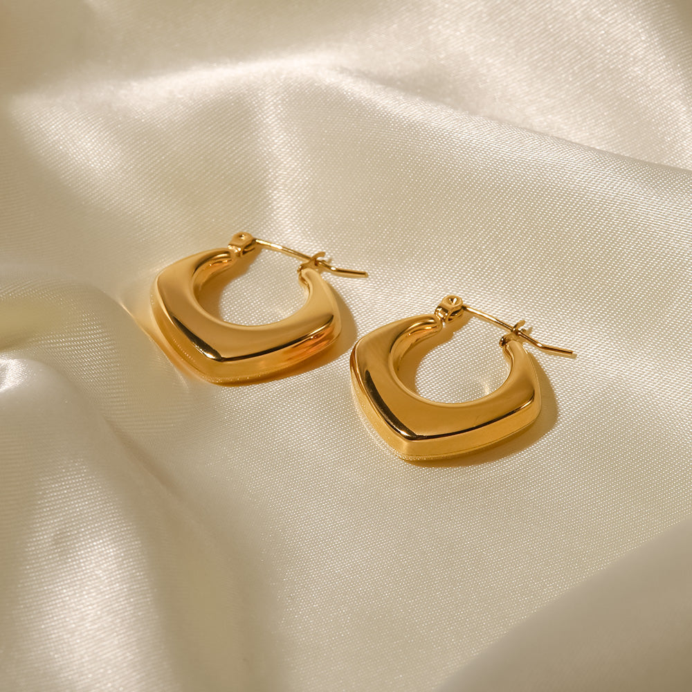 Lume Hoops Premium Earrings - 18K Gold Plated