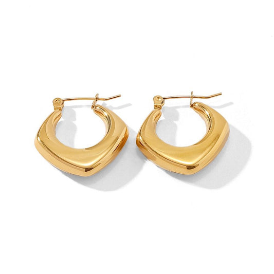 Lume Hoops Premium Earrings - 18K Gold Plated