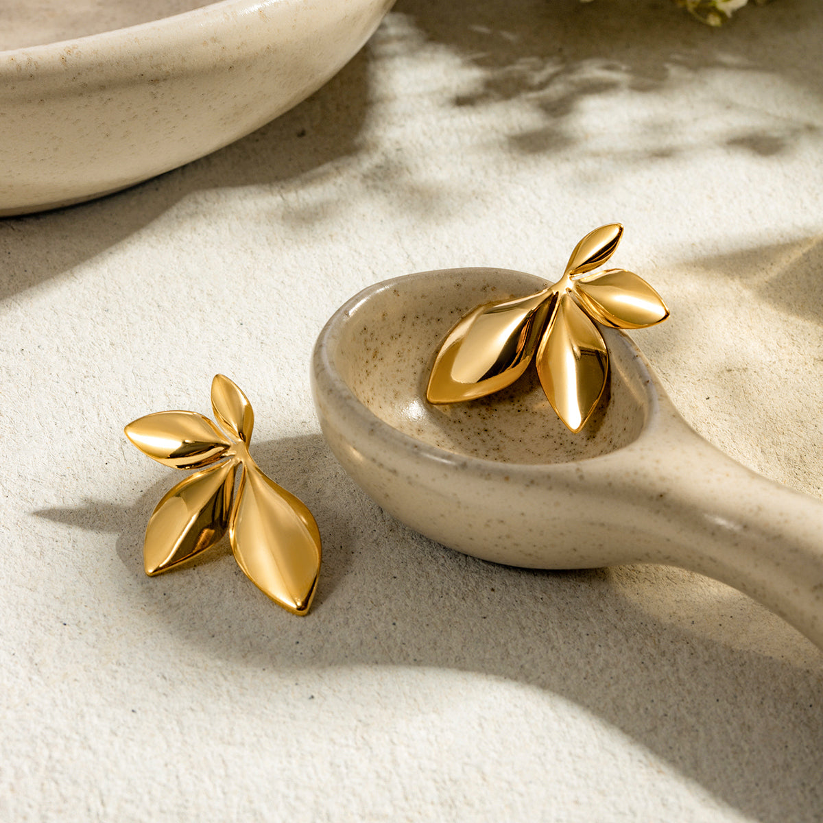Bria Statement Premium Earrings - 18K Gold Plated