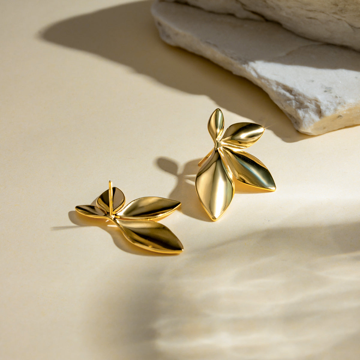 Bria Statement Premium Earrings - 18K Gold Plated