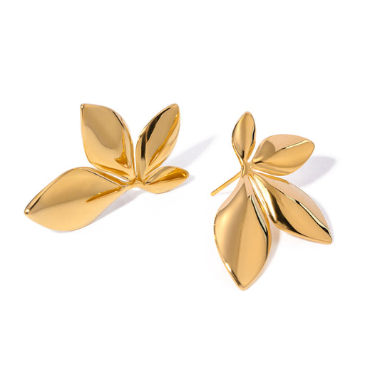 Bria Statement Premium Earrings - 18K Gold Plated