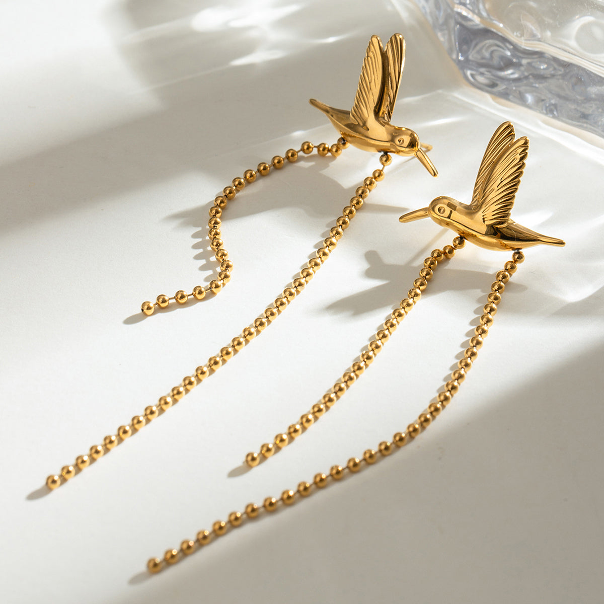 Birds of Prey Premium Earrings - 18K Gold Plated