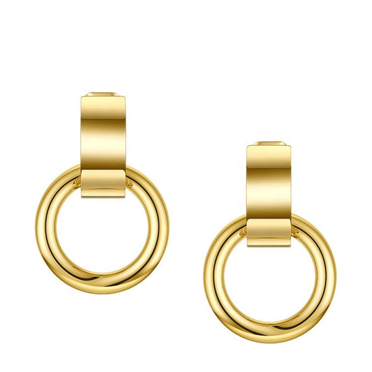 Dahlia Designer Premium Earrings - 18K Gold Plated