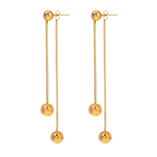 Alai Dangler Premium Earrings - 18K Gold Plated
