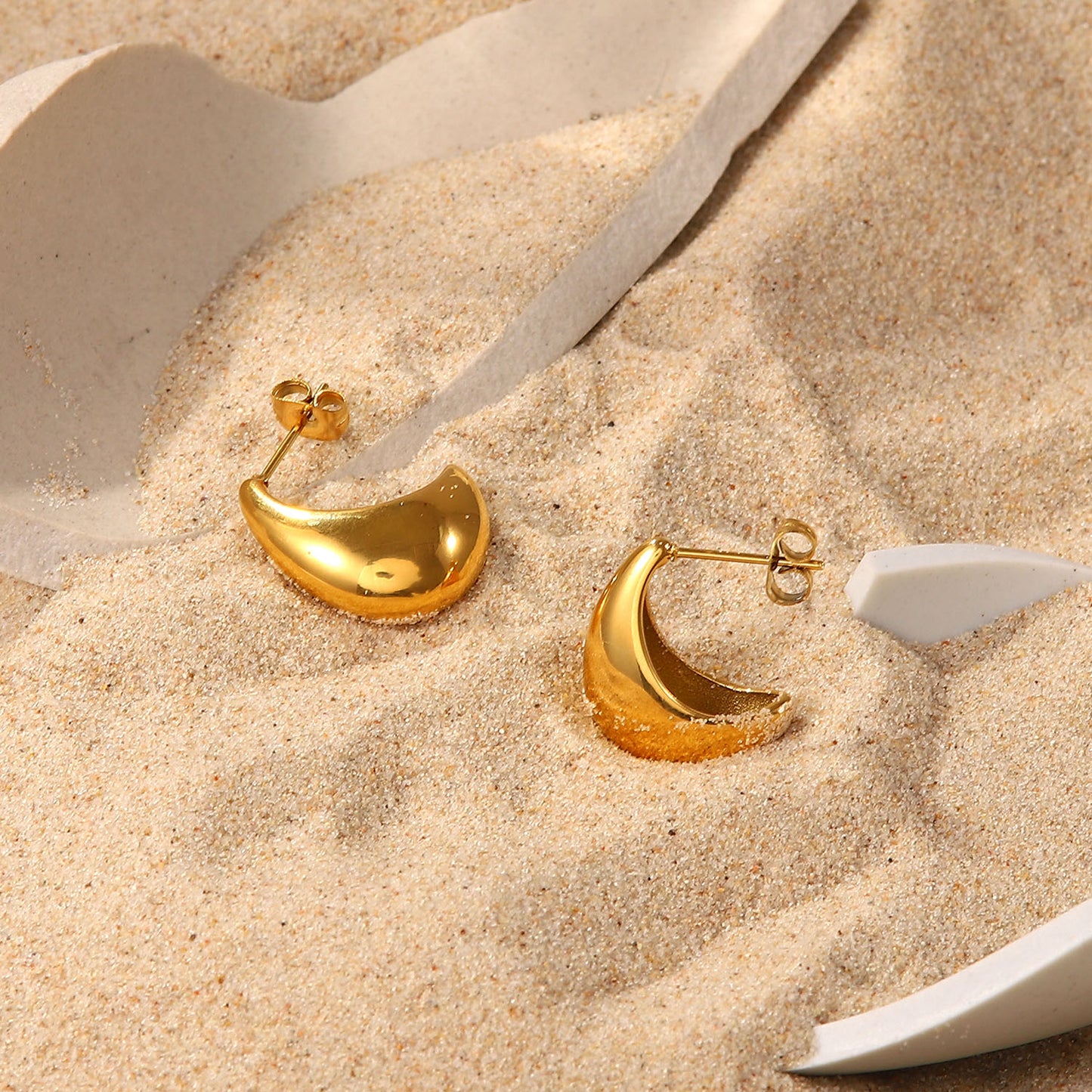 Rhea Premium Earrings - 18K Gold Plated
