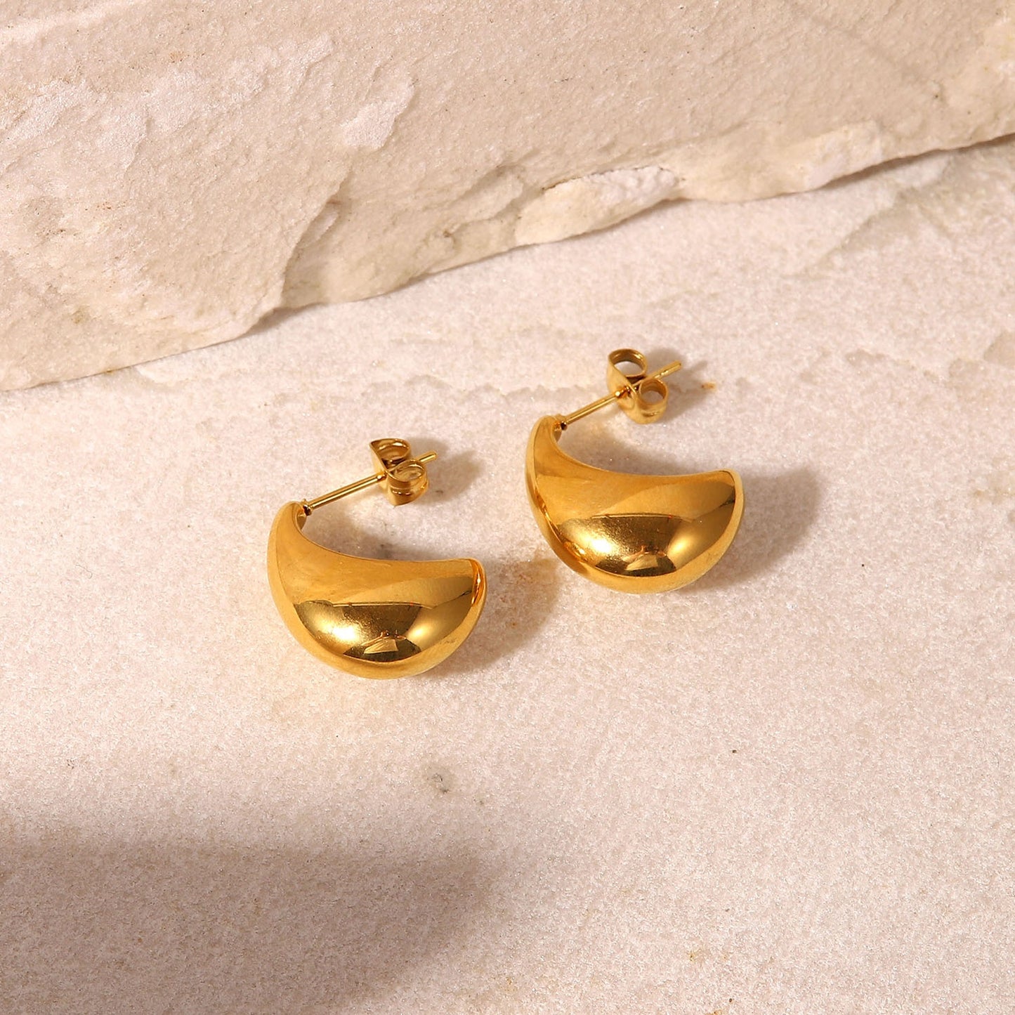 Rhea Premium Earrings - 18K Gold Plated