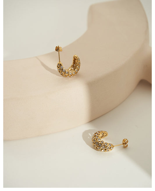 Sylph Designer Premium Earrings - 18K Gold Plated