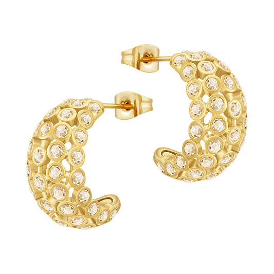 Sylph Designer Premium Earrings - 18K Gold Plated