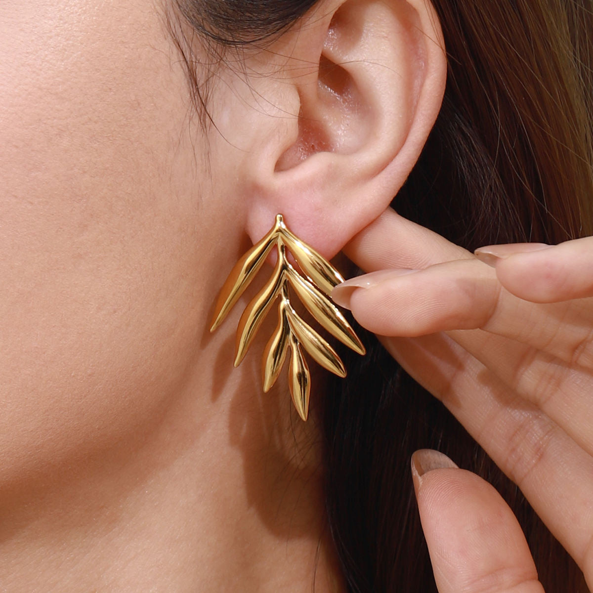 Mini Palmi Premium Earrings - 18K Gold Plated