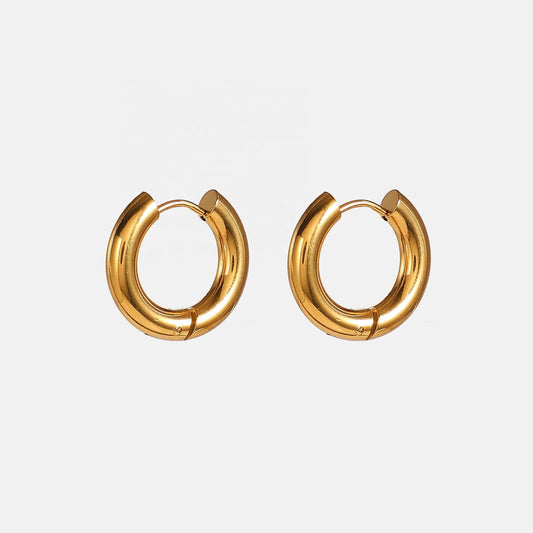 Orah Classic Hoop Premium Earrings - 18K Gold Plated