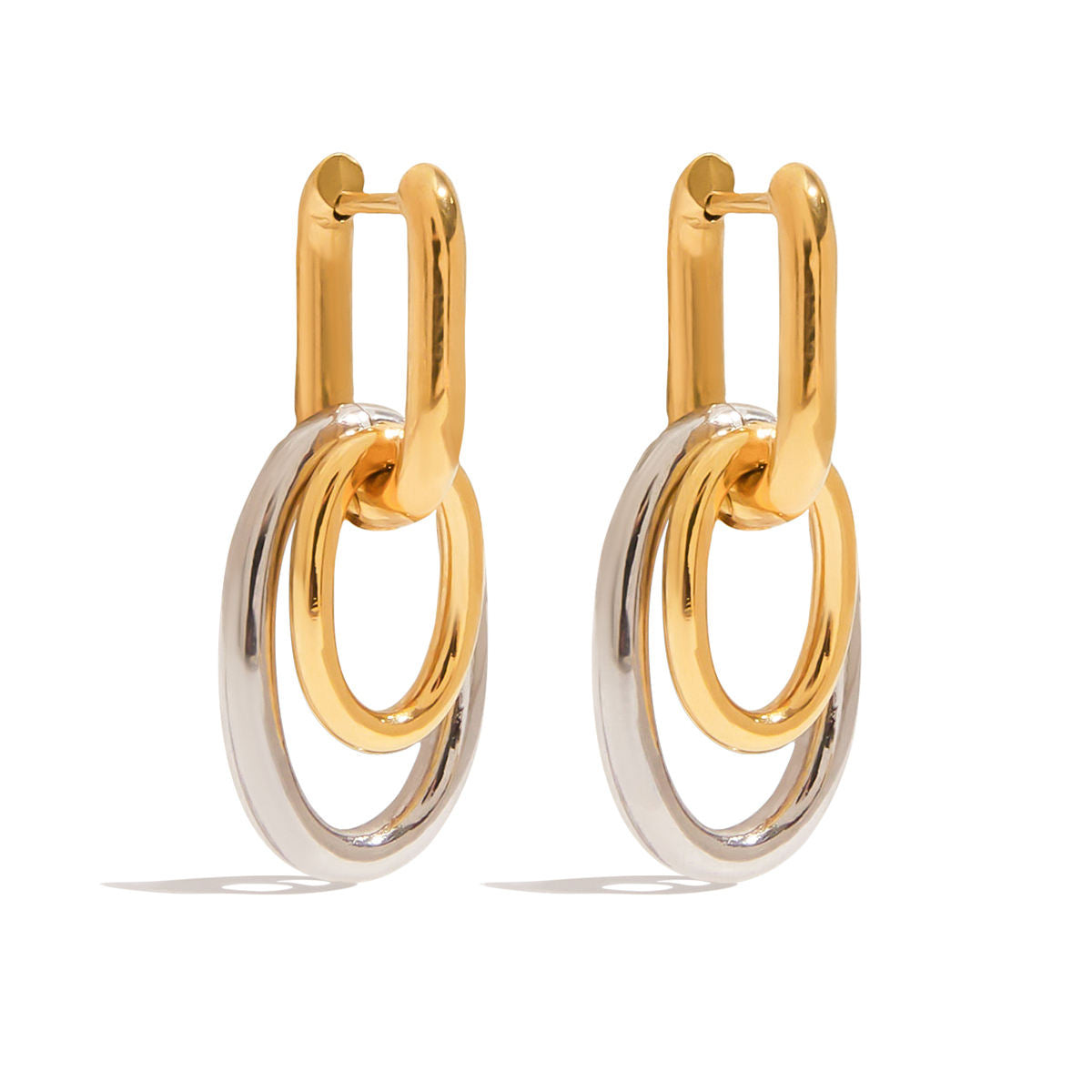 Viha Hoop Premium Earrings - 18K Gold Plated