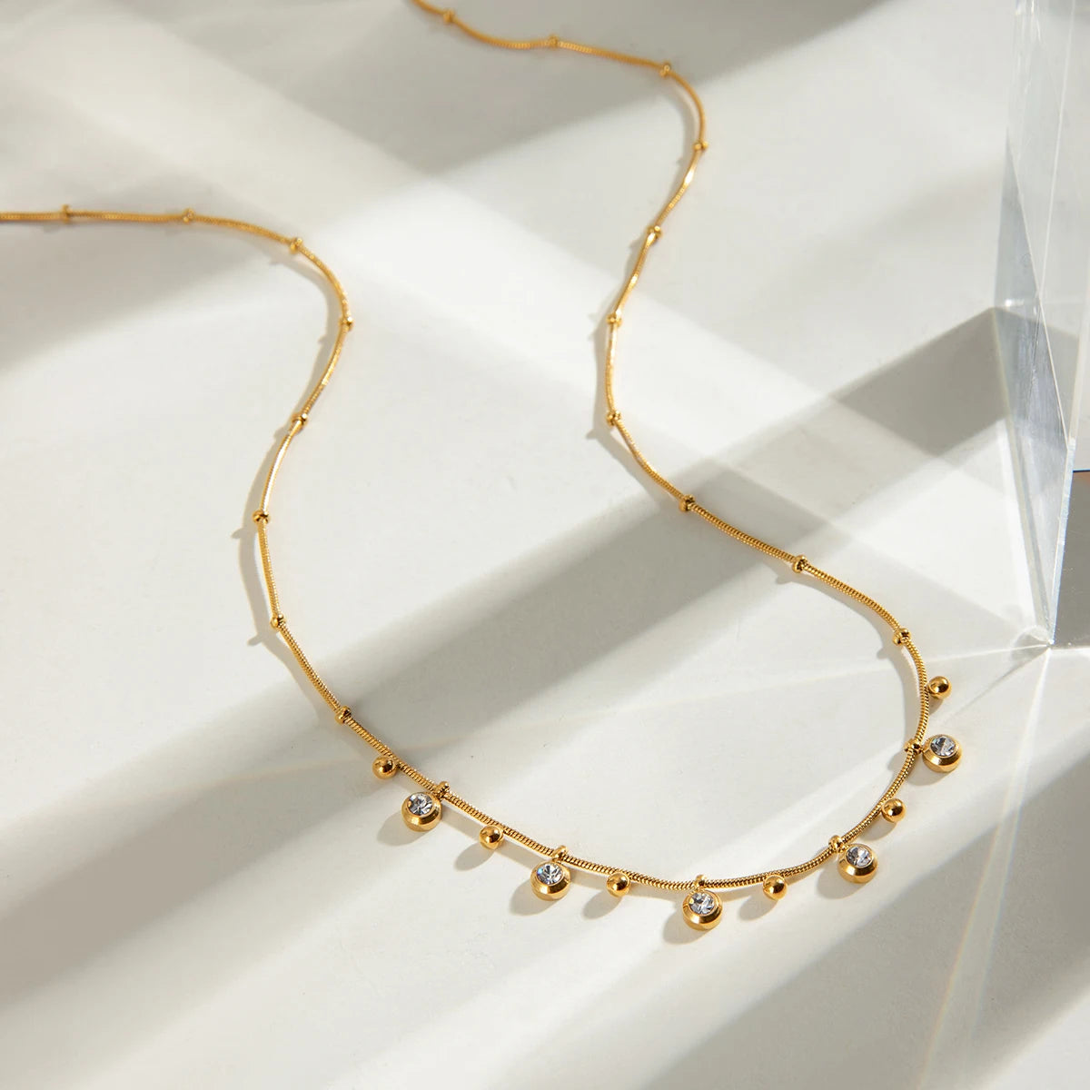 Eve jagged Premium Necklace - 18K Gold Plated