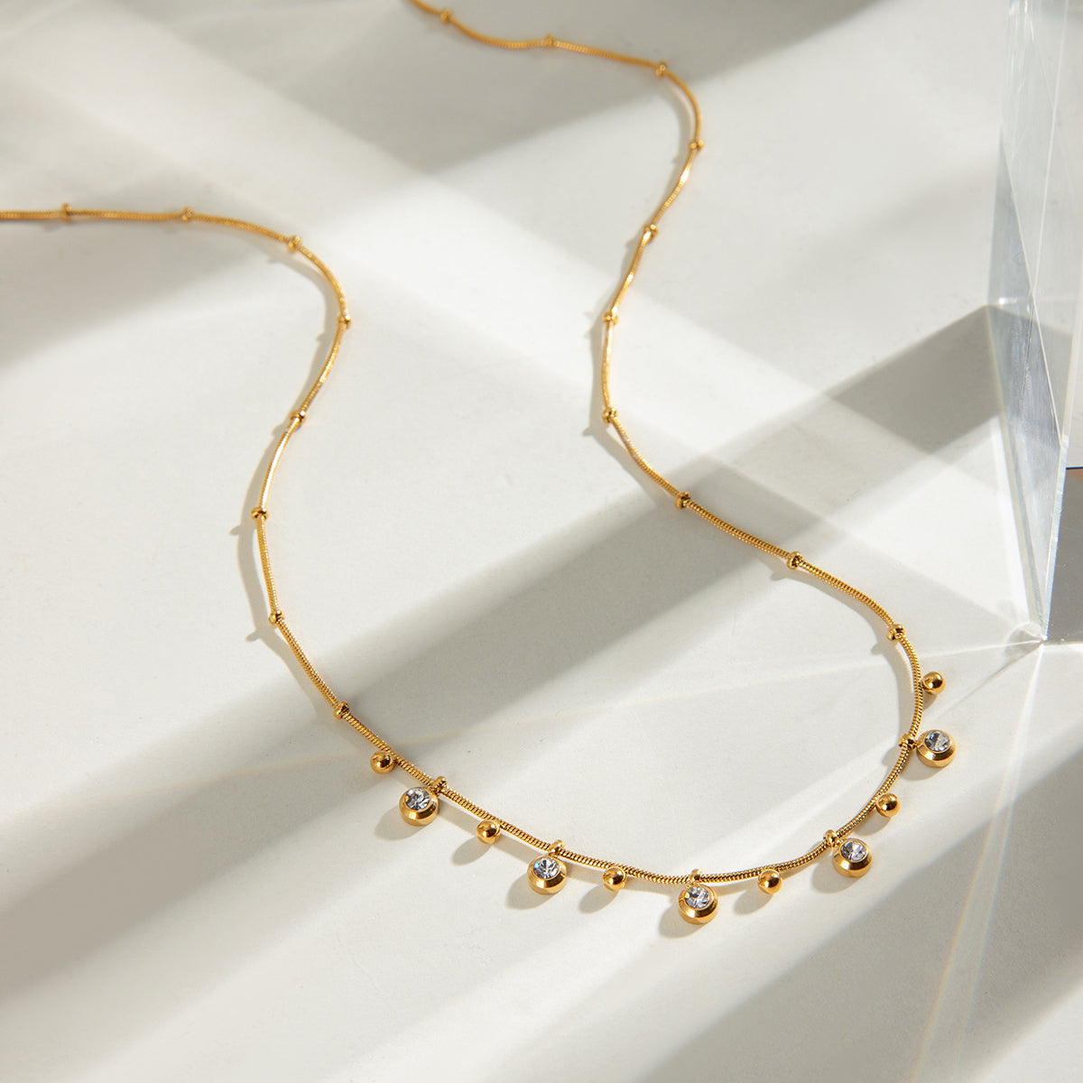 Eve jagged Premium Necklace - 18K Gold Plated