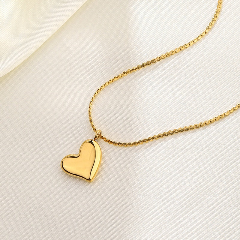 Belle coeur Premium Necklace - 18K Gold Plated