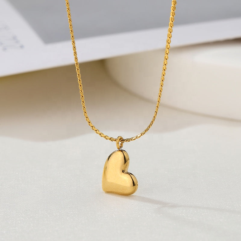 Belle coeur Premium Necklace - 18K Gold Plated