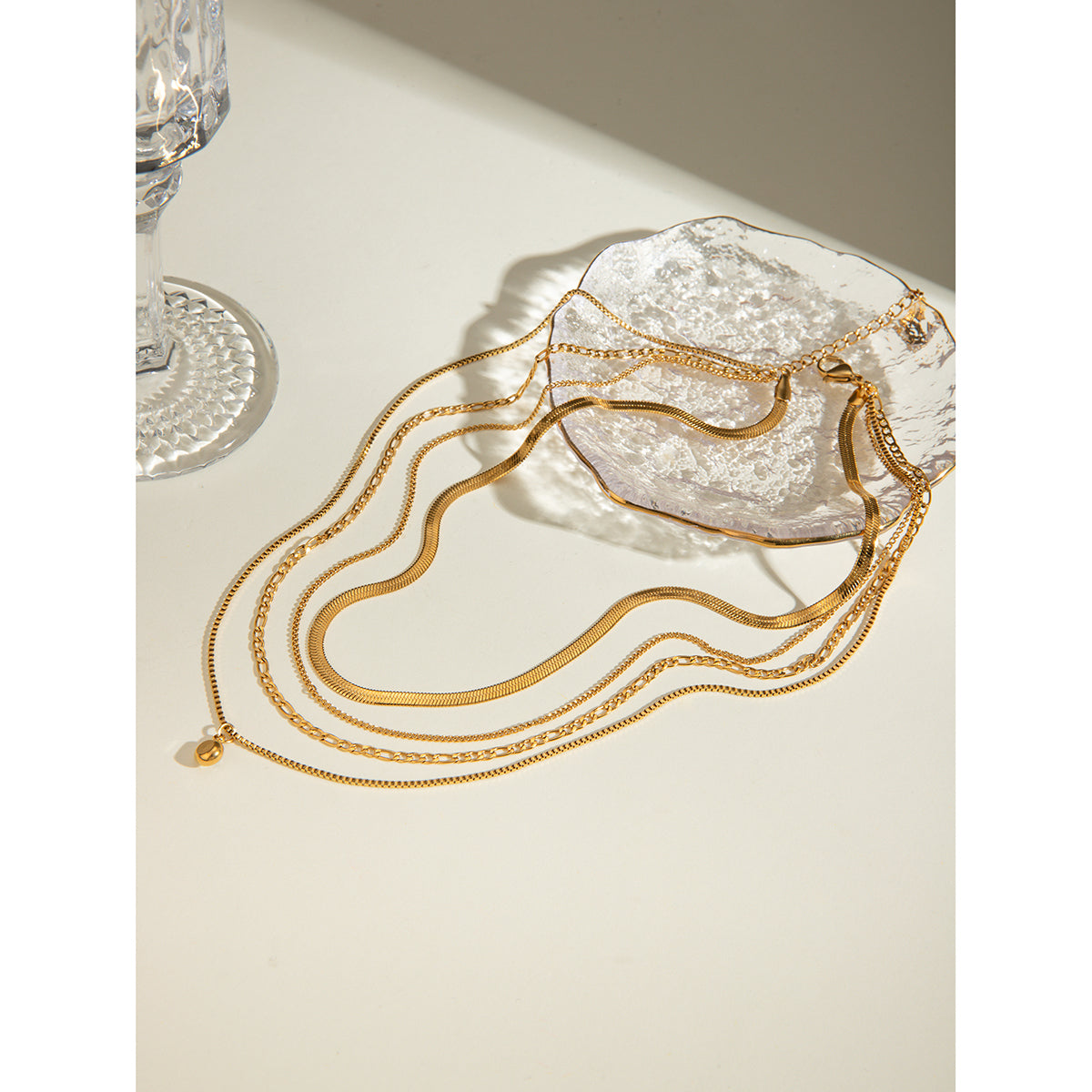 Lana Layered Premium Necklace - 18K Gold Plated