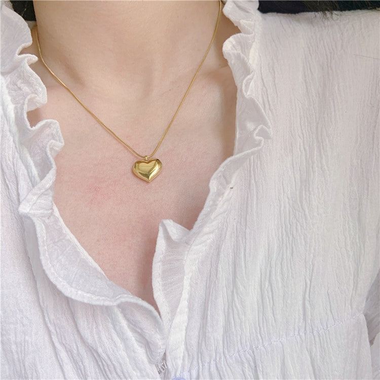 Be Still My Beating Heart Premium Necklace - 18K Gold Plated