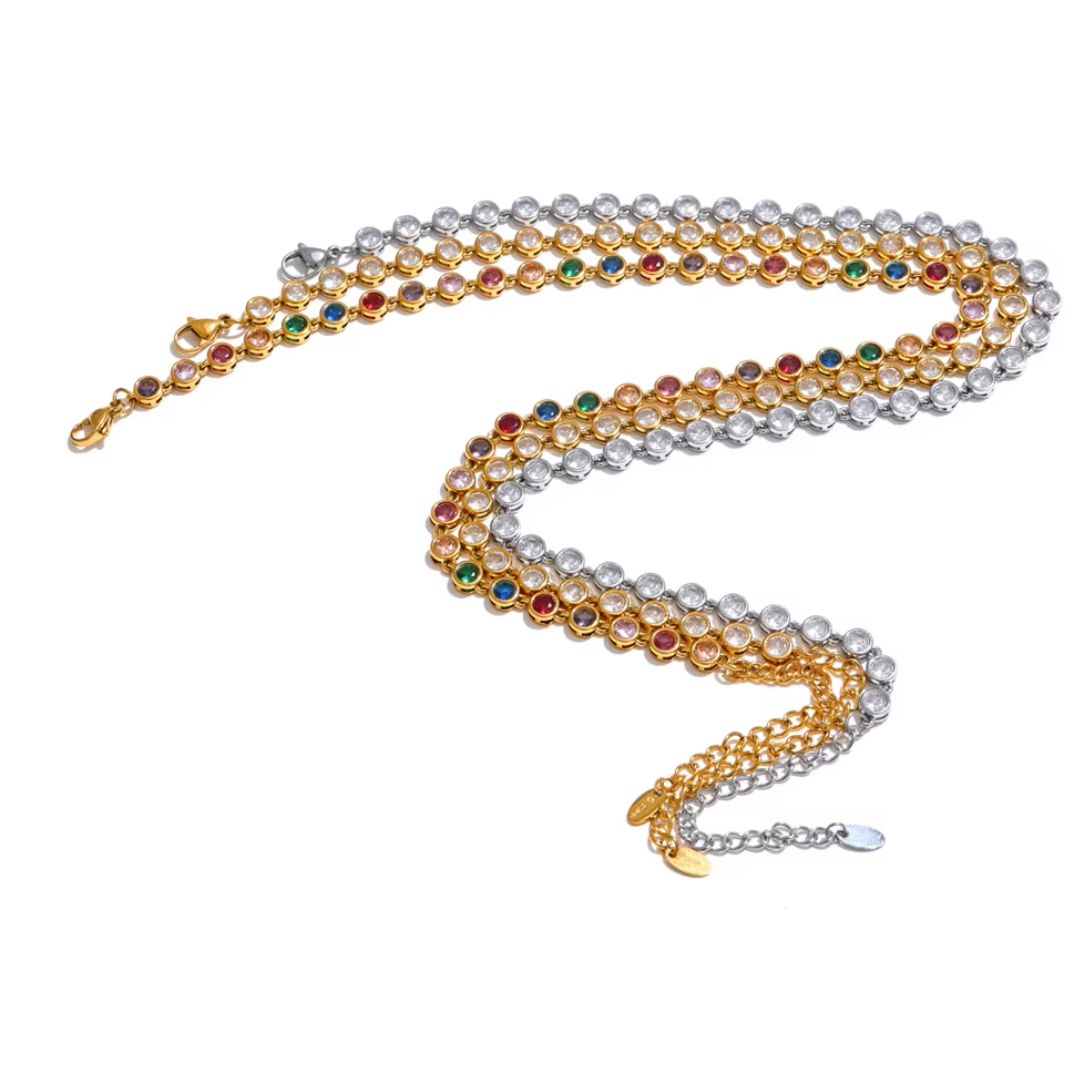 Tara Gem Premium Necklace - 18K Gold Plated