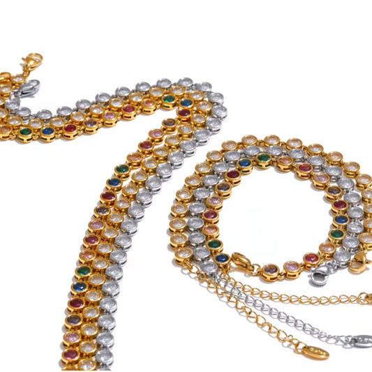 Tara Gem Premium Bracelet - 18K Gold Plated