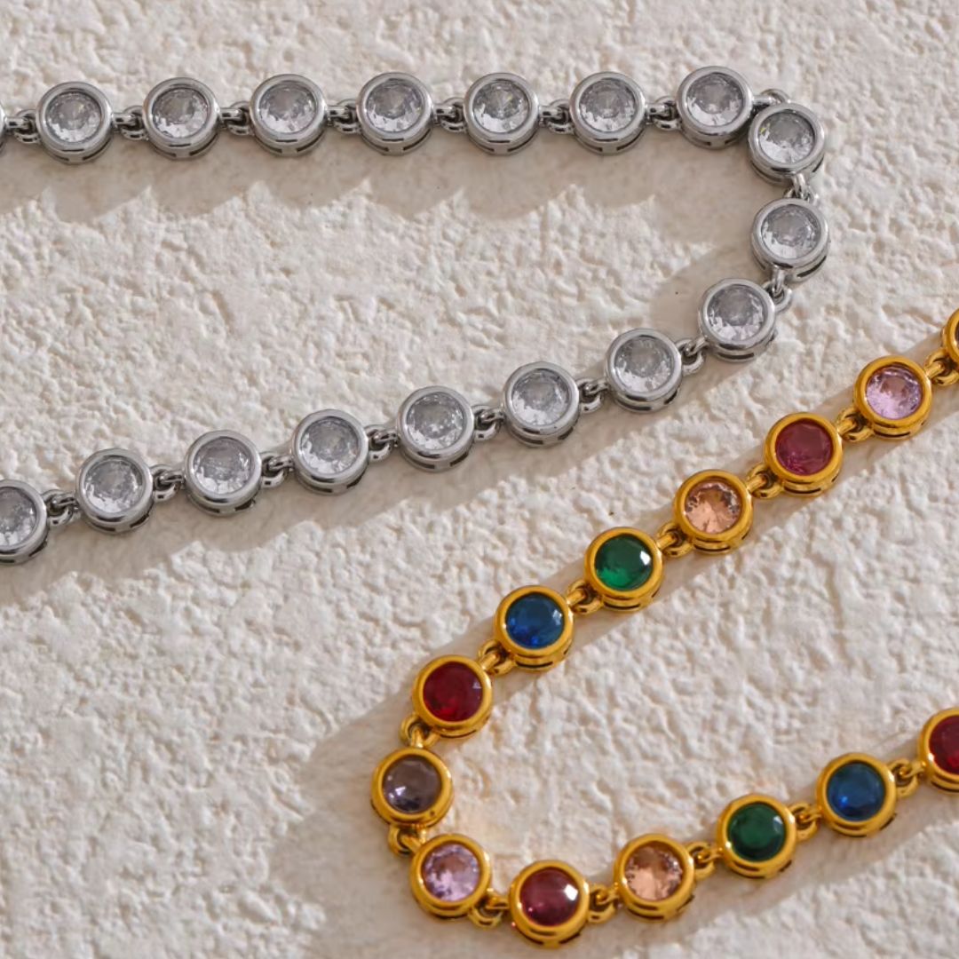 Tara Gem Premium Necklace - 18K Gold Plated