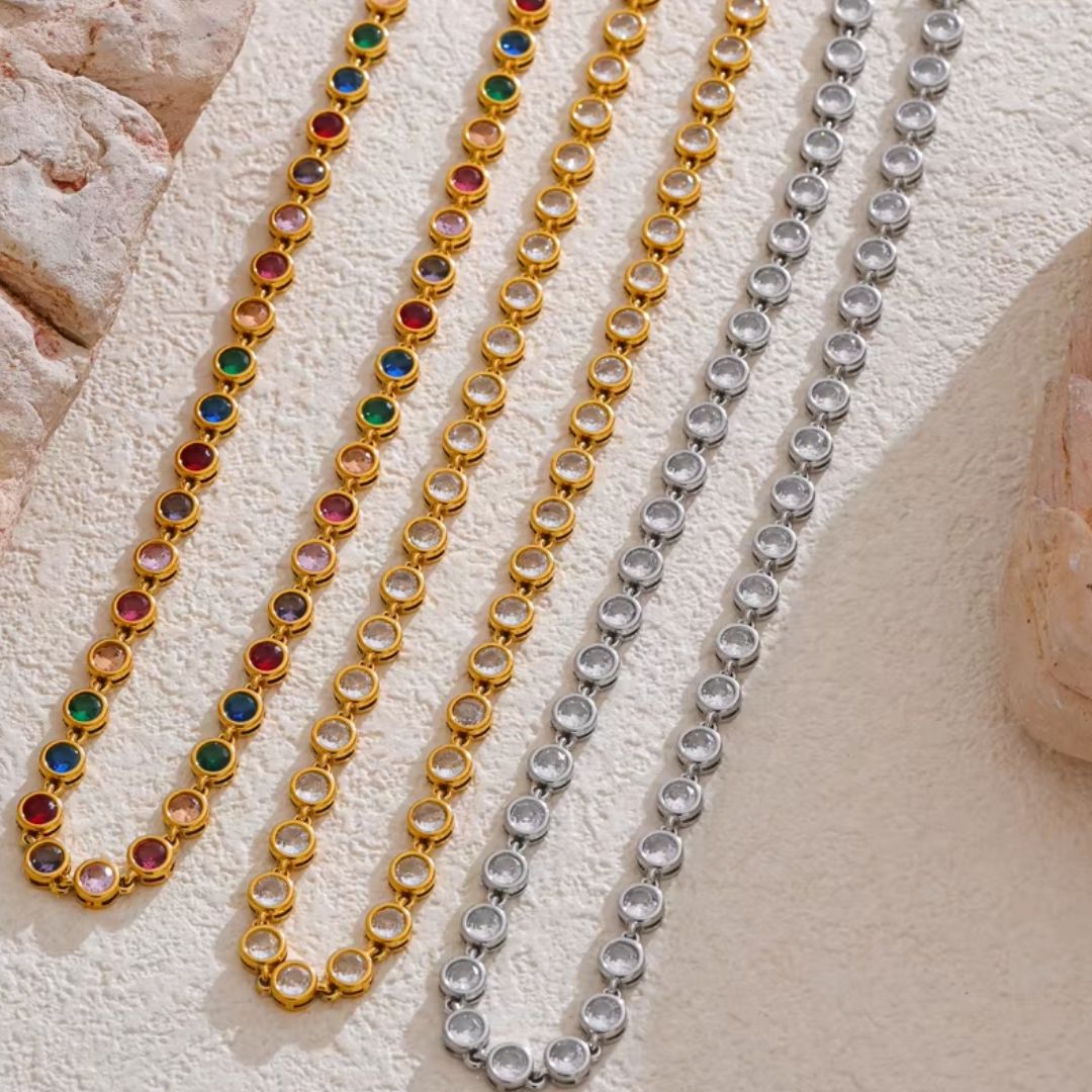 Tara Gem Premium Necklace - 18K Gold Plated