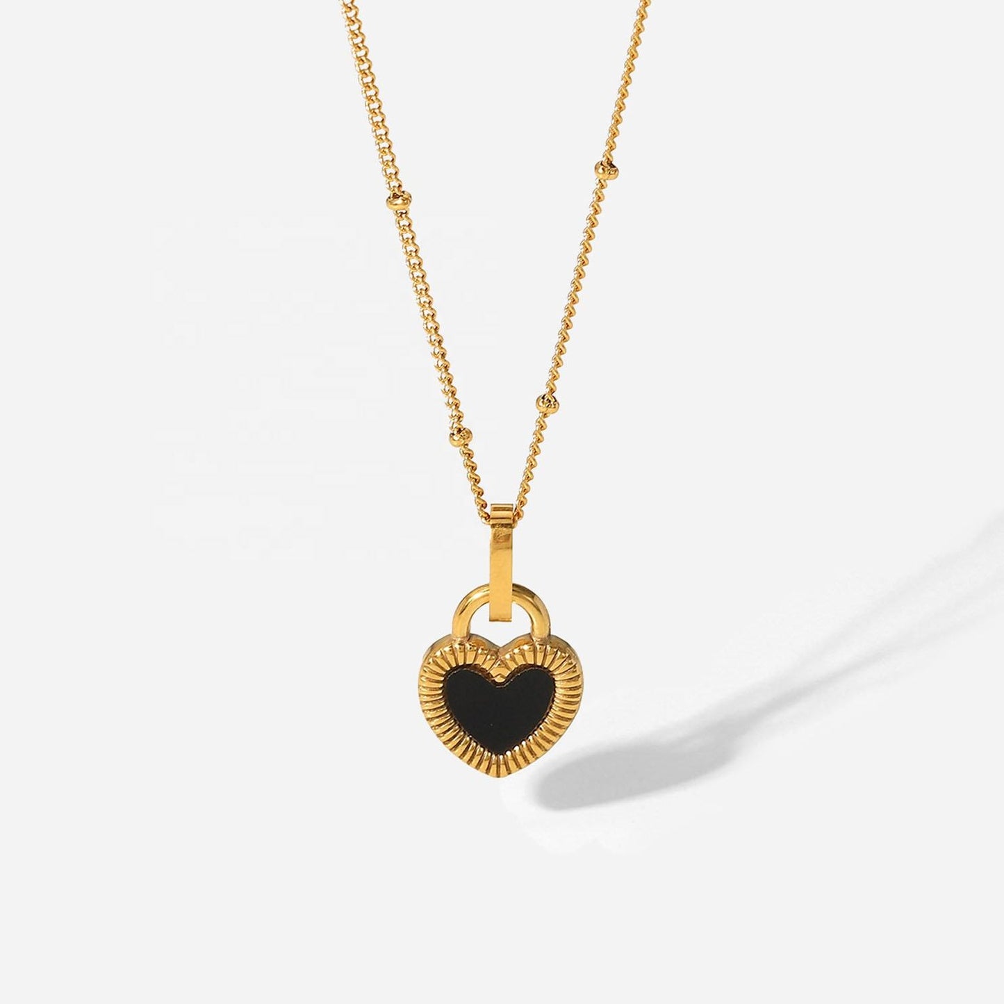 Angel Or Devil Heart Premium Necklace - 18K Gold Plated