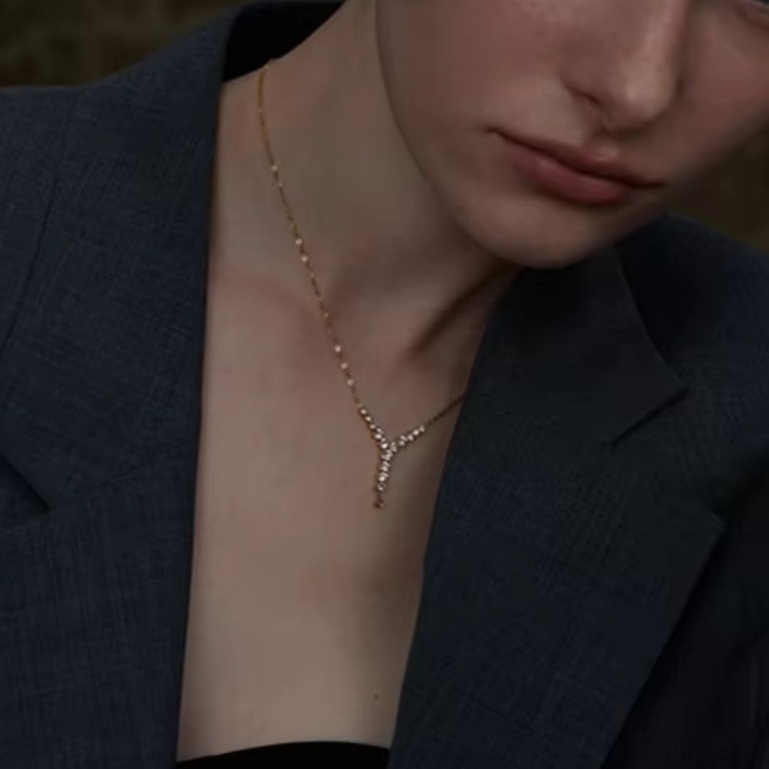 Y Glow Premium Necklace - 18K Gold Plated