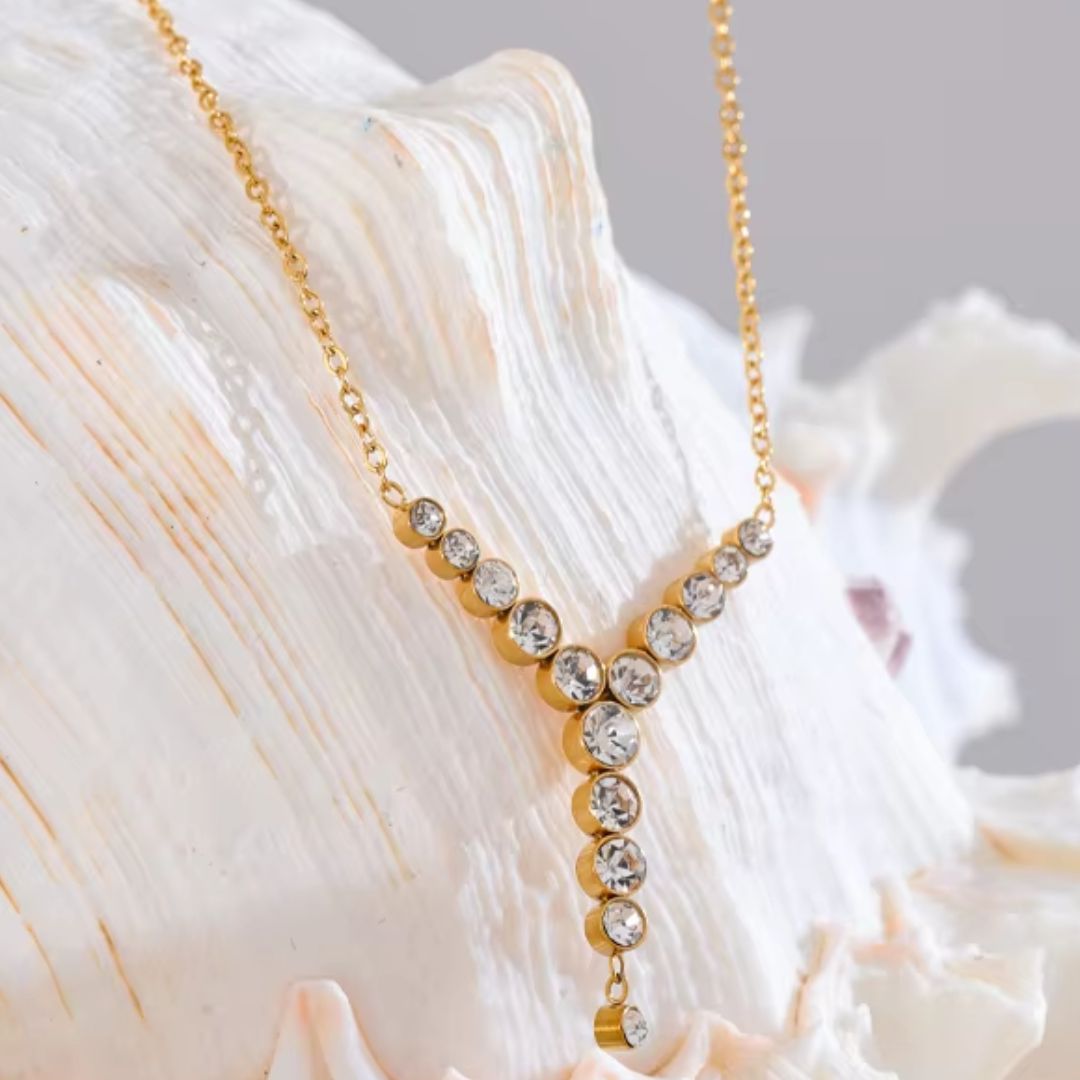 Y Glow Premium Necklace - 18K Gold Plated