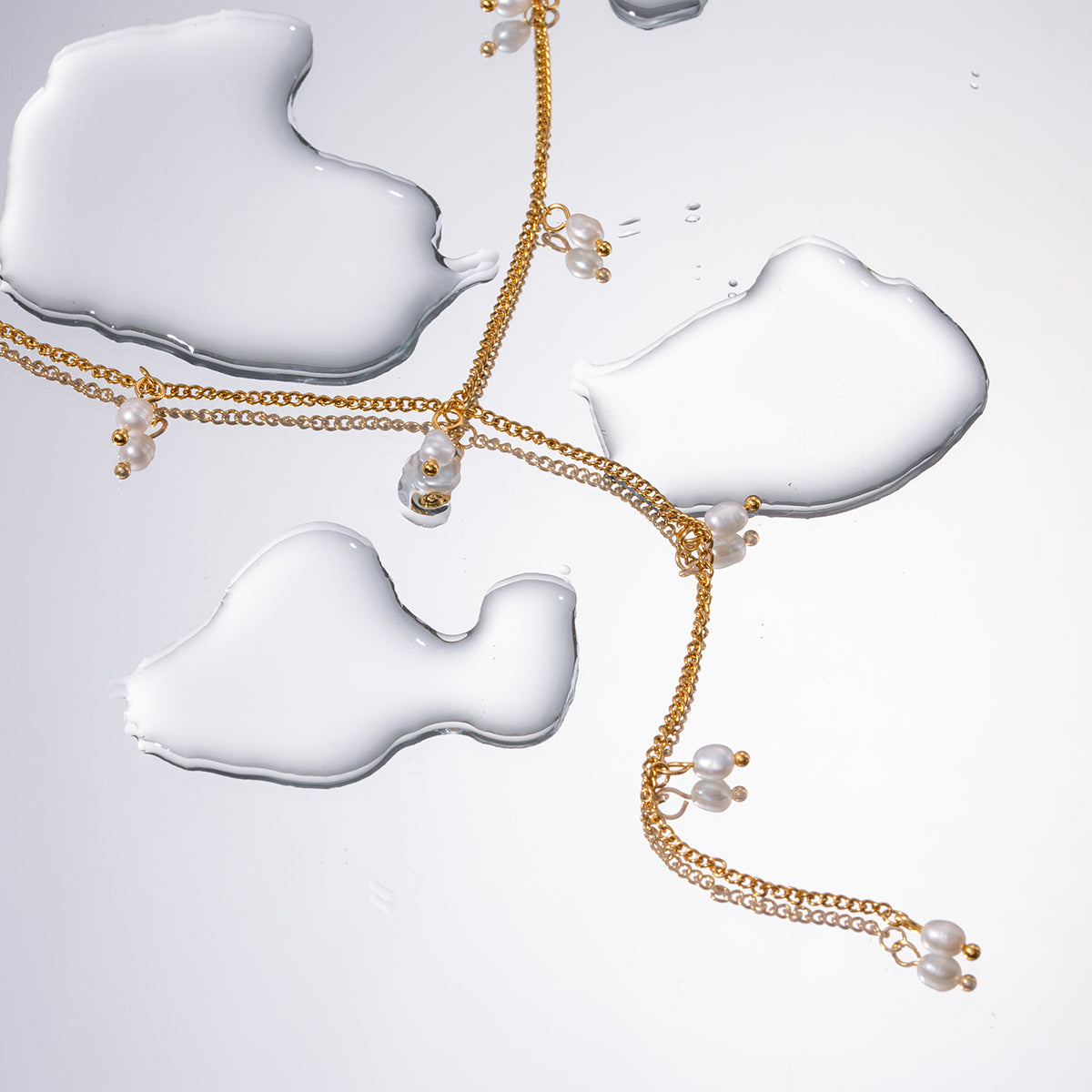 Pearl Tassle Premium Necklace - 18K Gold Plated
