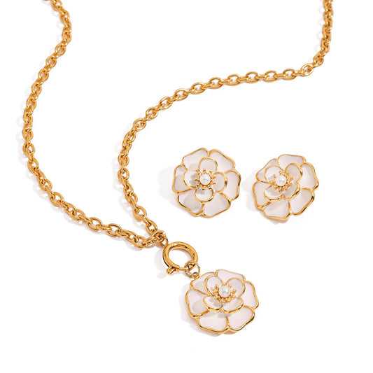 Floraline Premium Jewelry Set - 18K Gold Plated