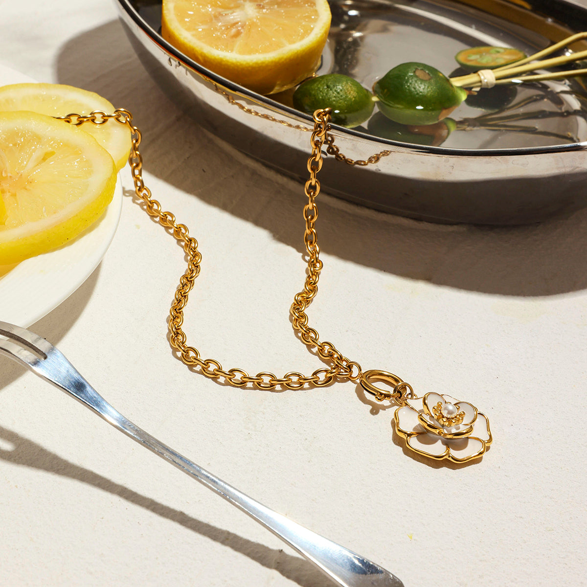 Floraline Premium Jewelry Set - 18K Gold Plated