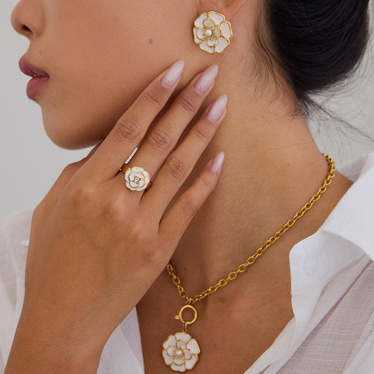 Floraline Premium Jewelry Set - 18K Gold Plated