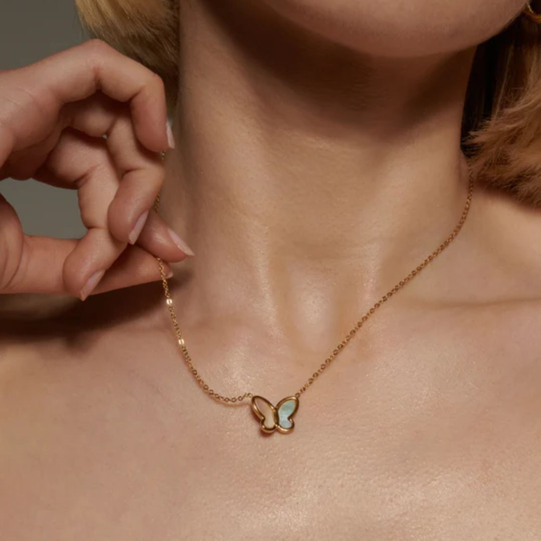 Mariposa Butterfly Premium Jewelry Set - 18K Gold Plated