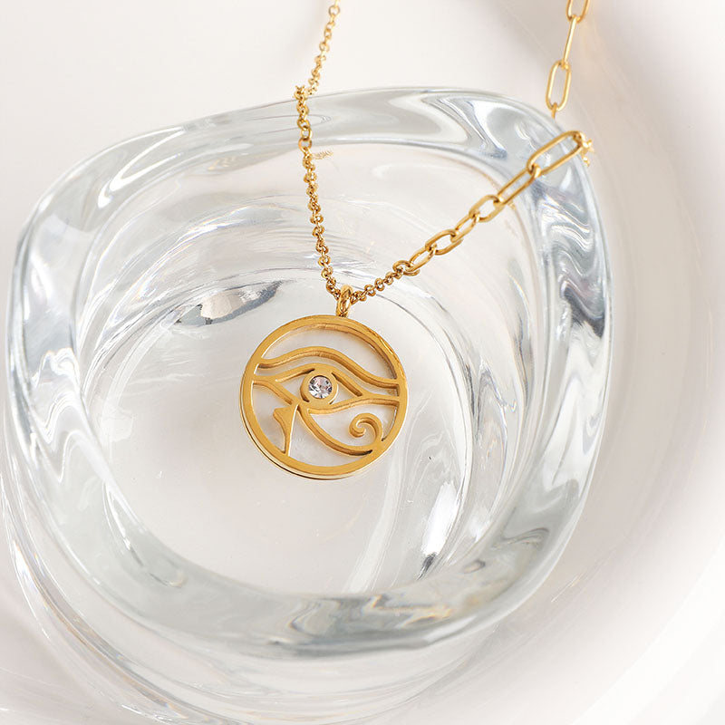 Eye of Ra Premium Necklace - 18K Gold Plated