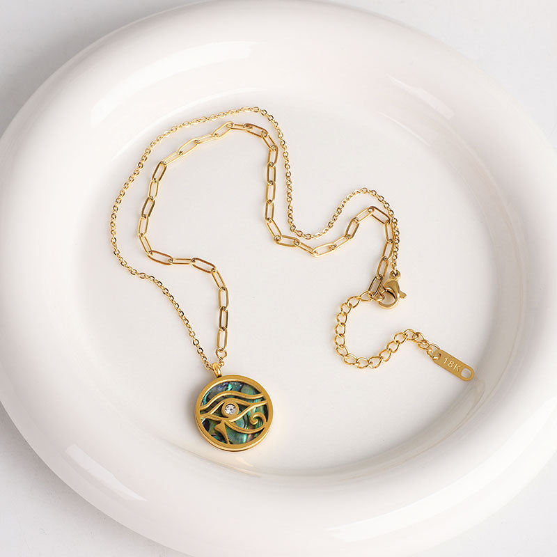 Eye of Ra Premium Necklace - 18K Gold Plated