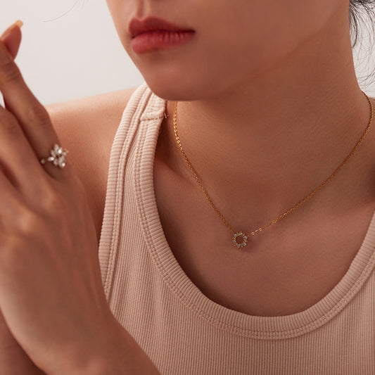 Le Soleil Premium Necklace - 18K Gold Plated