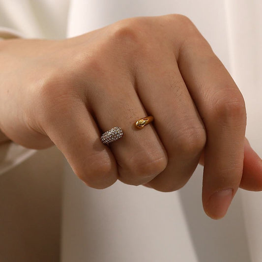 Ayla Premium Adjustable Ring - 18K Gold Plated