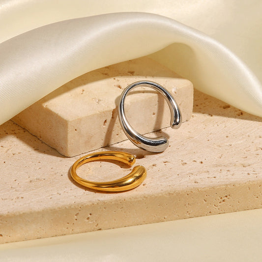 Nima Minimalist Premium Adjustable Ring - 18K Gold Plated