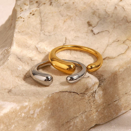 Nima Minimalist Premium Adjustable Ring - 18K Gold Plated